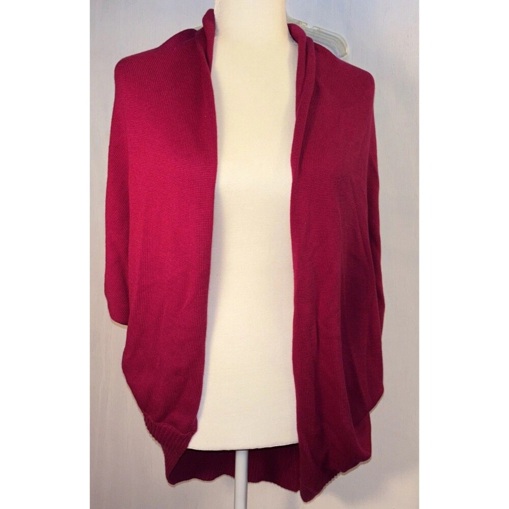 Chico’s Wrap Sweater Size 2 Hot Pink